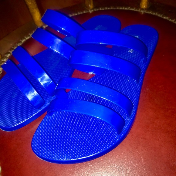Old Navy Shoes - Old Navy Royal Blue jelly sandals sz 8